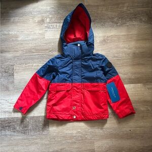NWT Perry Ellis Boy Color-Blocked Hooded Jacket